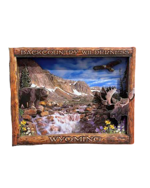 Wyoming 3D Waterfall Magnet