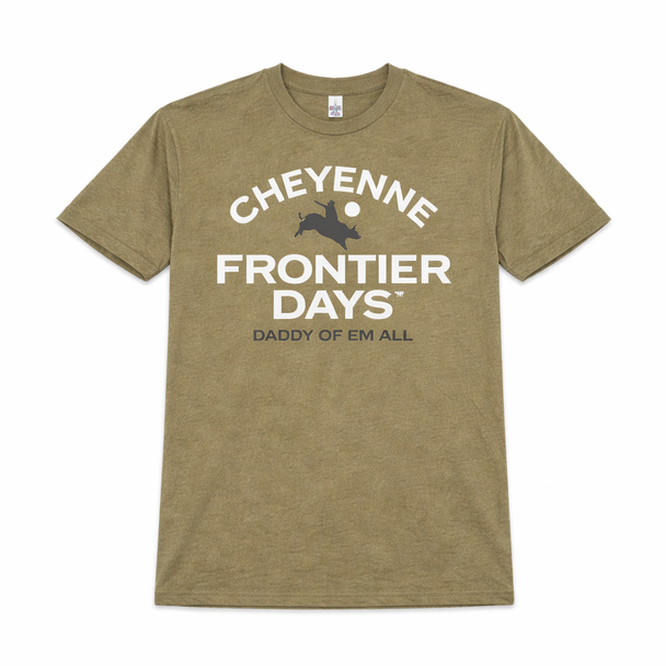 Military Green Bull Rider T-Shirt