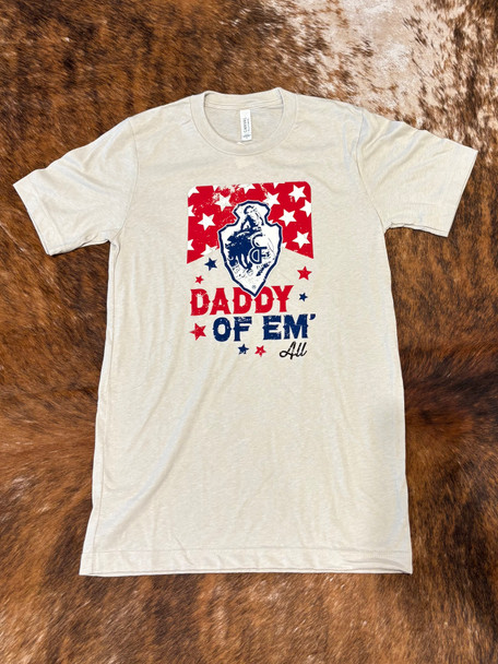 Tan Daddy of 'em All American T-Shirt