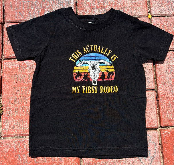 Black My First Rodeo T-Shirt