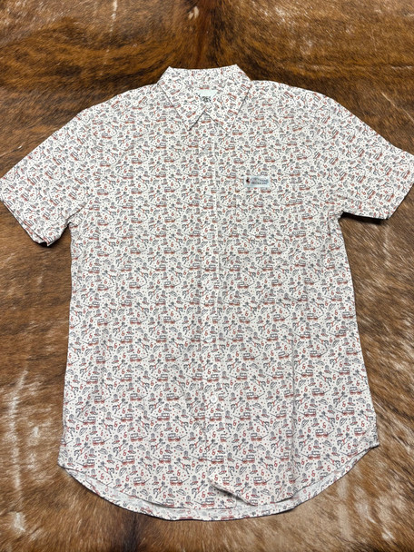 White Cheyenne Button-Up