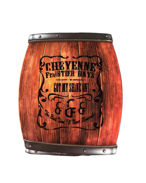 Cheyenne Whiskey Barrel Magnet