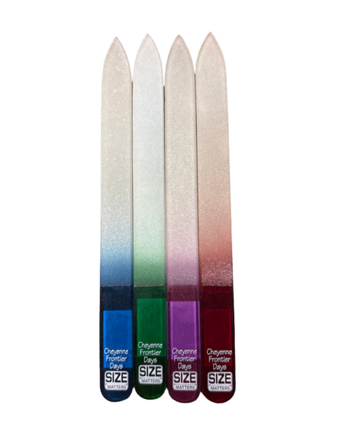 "Size Matters" Glass Nail Files