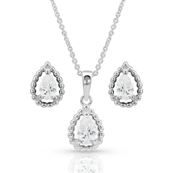 Sparkling Teardrop Set