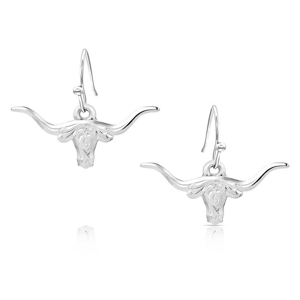 Out West Longhorn Earrings