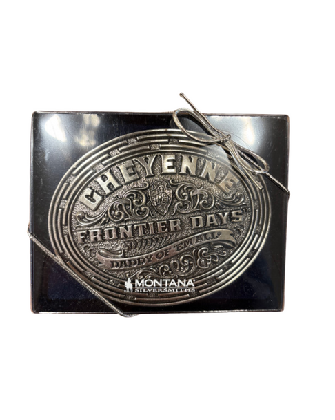 Round Cast Cheyenne Buckle