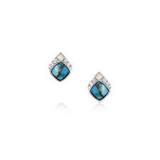 Crowned Glacier Earrings