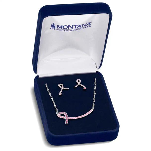 Tough Enough to Wear Pink Hope Rope Jewelry Set