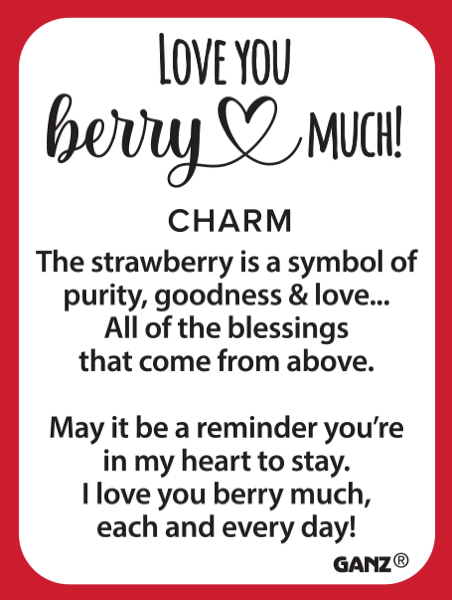 Love You Berry Much Charm