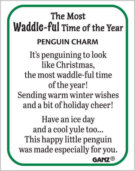 The Most Waddle-ful Time of the Year Penguin Charms