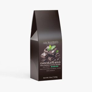 Chocolate Bold Coffee (Dark Roast) Dark Chocolate, Full Body, Toasty