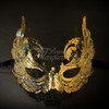 Filigree Metal Masquerade Mask Majestic Swan