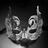 Filigree Metal Masquerade Mask Majestic Swan