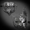 Silver masquerade masks for men and women all in one matching set for couples. Match with your boyfriend or husband with a luxury masquerade mask!