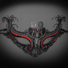 Couple's masquerade masks for masquerade ball. His and her's masquerade masks.