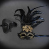 Couple's masquerade masks for men and women masquerade ball party masks
