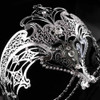 Luxurious Masquerade Masks Silver