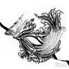 Phoenix Inspired Metal Masquerade Mask M7154