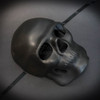full face black mask, black mask, black skull, black skull mask, masquerade mask