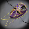 Masquerade Mask Luxurious Wall Decor Mask Gold Purple M31086