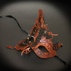 Dream Butterfly Masquerade Mask Black Red M7103