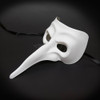 Cosplay Costume: The Zanni Unpainted Long Nose Masquerade Costume