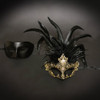 Couple's masquerade masks and matching masquerade masks for prom.