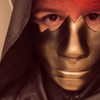 steampunk gold mask