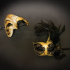 Couple's masquerade masks for men and women masquerade ball masks
