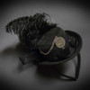Steampunk headband, tiny steampunk hat, steampunk costume, steampunk accessories. Steampunk goggle, steampunk hat.