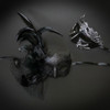 Venetian Couple's Masquerade Masks Black