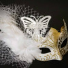 Masquerade mask, party mask, party masks, feather masquerade masks, bridal masquerade mask. Masquerade wedding decor.