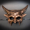 copper devil masquerade party mask