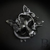 ram mask, ram masquerade mask, beyond masquerade, masquerade masks, couple's masquerade masks, wolf mask, steampunk mask