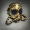 Steampunk Spike Terminator Masquerade Mask gold 