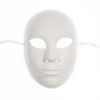 white diy masquerade mask alien costume mask