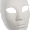 white diy masquerade mask alien costume mask