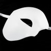 blank white mask, masque, unpainted white mask, DIY mask, DIY masquerade mask, white mask, unpainted, Christian Grey mask, white masque, half face mask, white masquerade mask, men's masquerade mask, unisex mask, phantom masquerade mask, phantom mask, white phantom mask, phantom of the opera mask