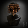 Copper steampunk masquerade masks, plague doctor mask, Steampunk goggles plague doctor masquerade masks