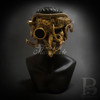 Gold steampunk masquerade masks, plague doctor mask, Steampunk goggles plague doctor masquerade masks