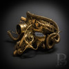 Gold steampunk masquerade masks, plague doctor mask, Steampunk goggles plague doctor masquerade masks