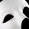 blank white mask, masque, unpainted white mask, DIY mask, DIY masquerade mask, white mask, unpainted, Christian Grey mask, white masque, half face mask, white masquerade mask, men's masquerade mask, unisex mask, phantom masquerade mask, phantom mask, white phantom mask, phantom of the opera mask