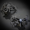couple's masquerade masks steampunk