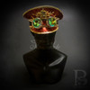 Steampunk Costume | Red Gold Steampunk Glitter Hat Goggles FS1194