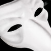 plaque doctor mask, doctor mask, masque, White masque, white mask with a flare to the side, the flare looks like waves of fire, One eye skull mask, skull mask, scary skull mask, scary halloween costume, scary mask, spooky mask, blank white mask, masque, unpainted white mask, DIY mask, DIY masquerade mask, white mask, unpainted, Christian Grey mask, white masque, half face mask, white masquerade mask, men's masquerade mask, unisex mask, phantom masquerade mask, phantom mask, white phantom mask, phantom of the opera mask