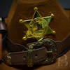 Wild West Sheriff Party Cowboy Hat with Guns Halloween Costume Brown