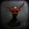 Ram mask, ram masquerade mask, steampunk mask, spiked mask, gothic mask, goth costume,  costume, halloween mask.