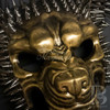 Beast mask, wolf mask, wolf masquerade mask, gold mask, beast outfit, wolf costume.
