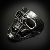 Steampunk masquerade mask, Silver steampunk skull mask, Silver steampunk cyberpunk mask
