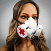 halloween nurse costume, scary nurse costume, scary face mask, scary mask